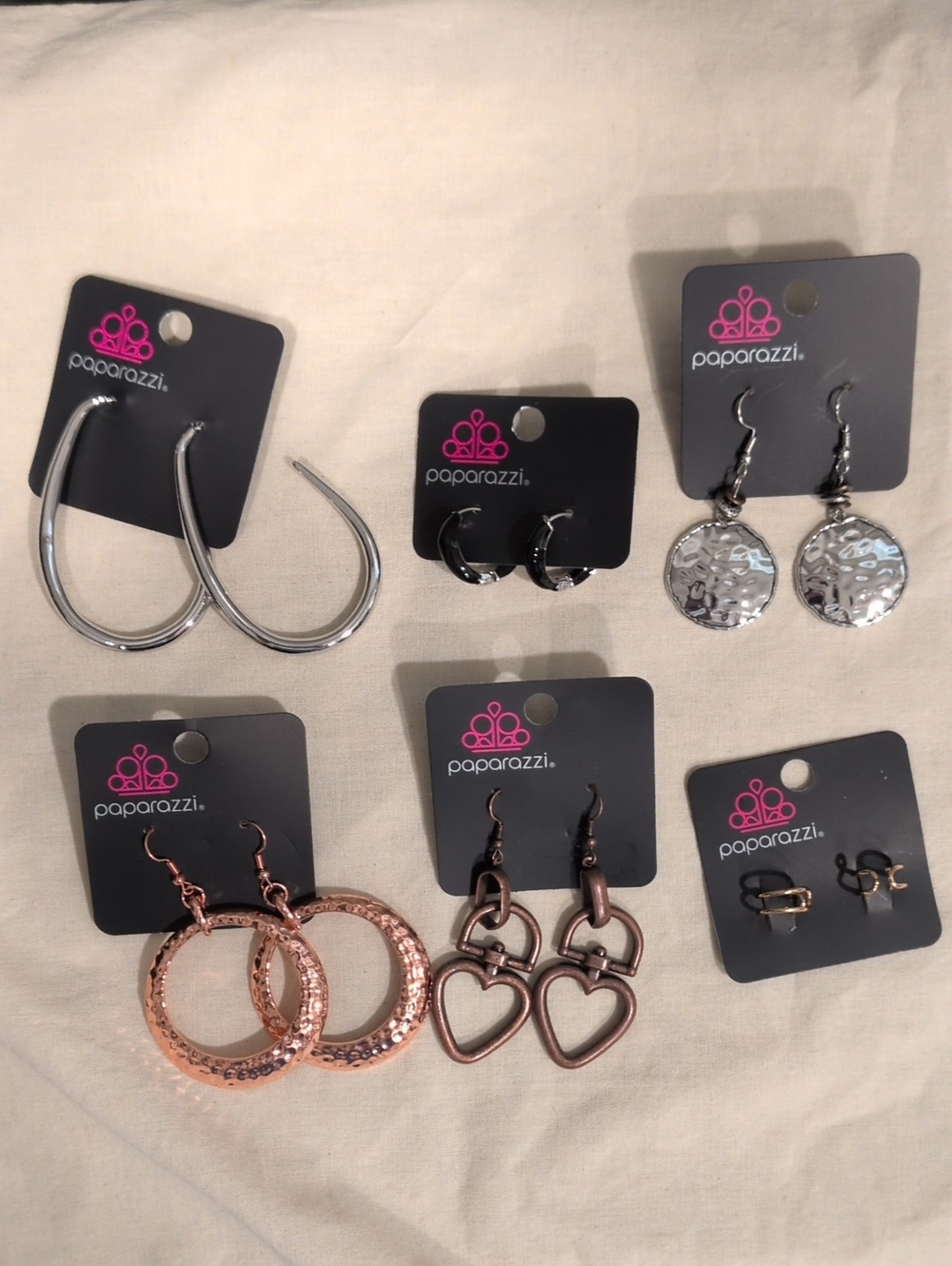 paparazzi Mixed Metal Earring Set - Silver and Rose Gold